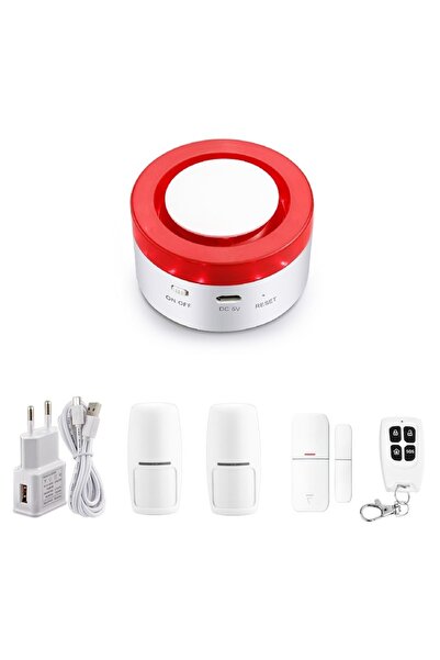 OnShop Sirena de interior wireless cu avertizare optica si sonora Wifi, Tuya ...