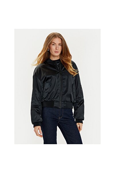 Guess Geacă bomber de damă W4BL48WGKK2 Negru