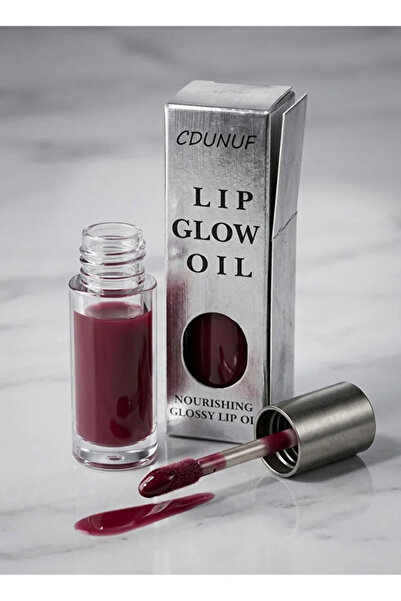DUNUF Nourishing Lip Oil – Glossy Hydrating Lip Glaze with Raspberry Extract,...