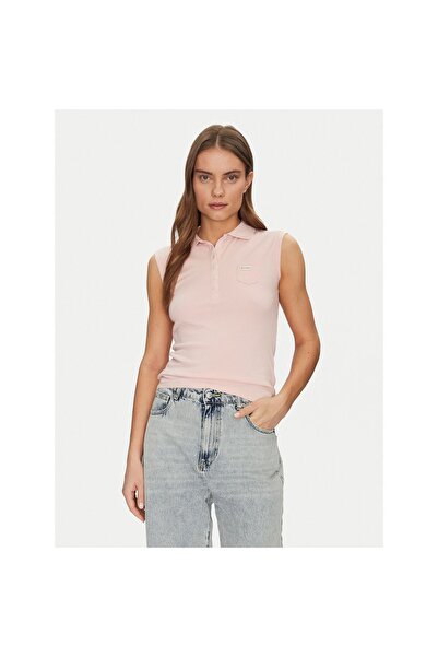 Guess Jeans Polo de damă W5GP24KCYR1 Bej
