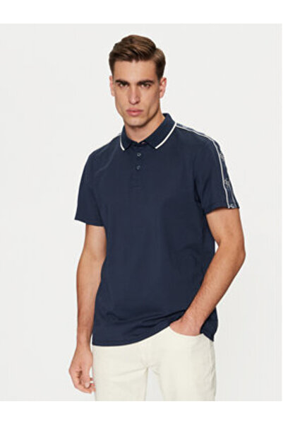 Guess Polo bleumarin pentru bărbați M4YP40KARS0