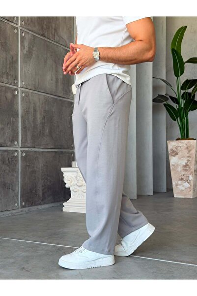 FO4RBS Minimal Design Dubble Face Fabric Baggy Tracksuits A-Ice Grey