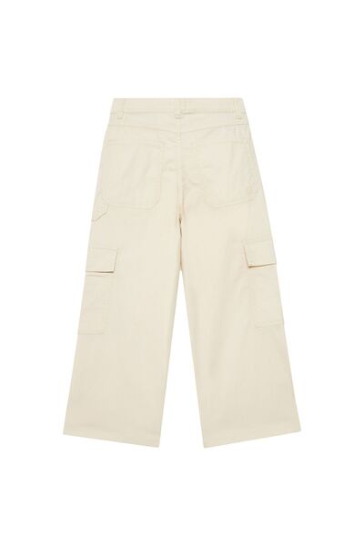 United Colors of Benetton Pantaloni de fetiță din material textil 4L2VCE040 Bej