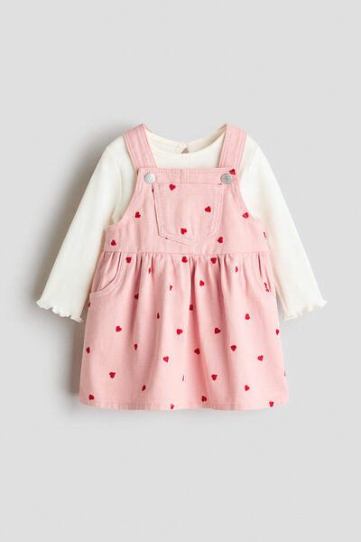 H&M Tulum Elbise ve Üst İçeren 2 Parçalı Set