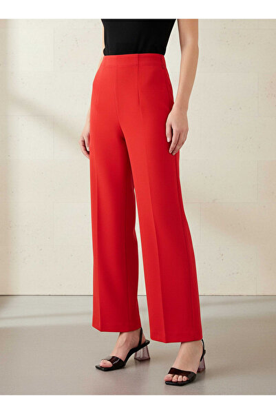 FAV STRAIGHT PANTS WITH ELASTICATED BACK