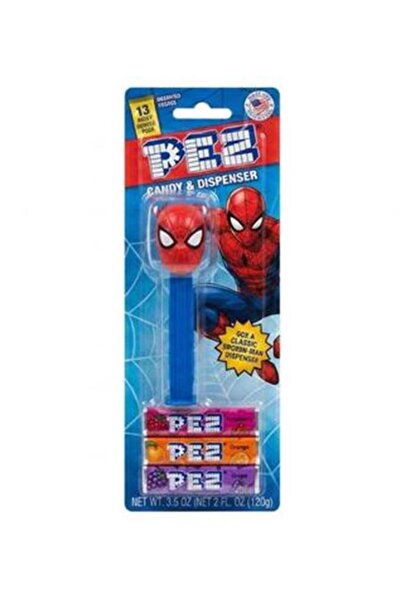 Pez Marvel Spider-Man Candy Dispenser Pack with 3 Refills