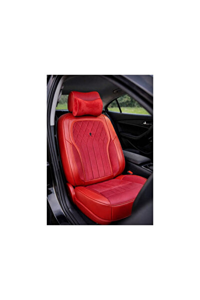 OEM Huse scaune auto universale, 9D, Imitatie piele, Rosu