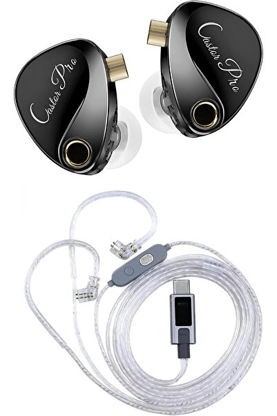 KZ Castor Pro IEM Dual Dynamic Driver Earphones – Hi-Fi Audiophile with 4-Lev...