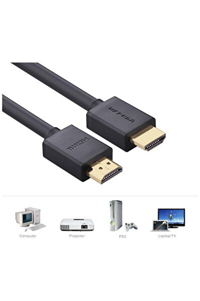Ugreen Uhd 4k high speed ethernet & hdmi cable, 2 meter, black