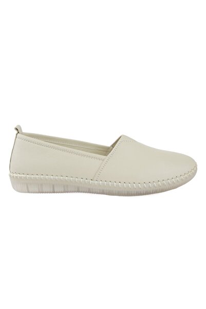 Pegia Leather Women's Shoes Dg6097 Beige