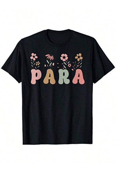 799 Paraprofessional Assistant Aid T-Shirt - 100% Cotton, Round Neck Short Sl...