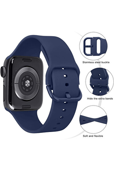 OEM Комплект от 8 каишки Baklon за Apple Watch, съвместими с 42 мм и 44 мм, С...