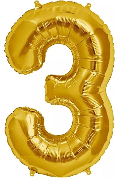 Yıldızan Foil 3 Number Balloons 931845