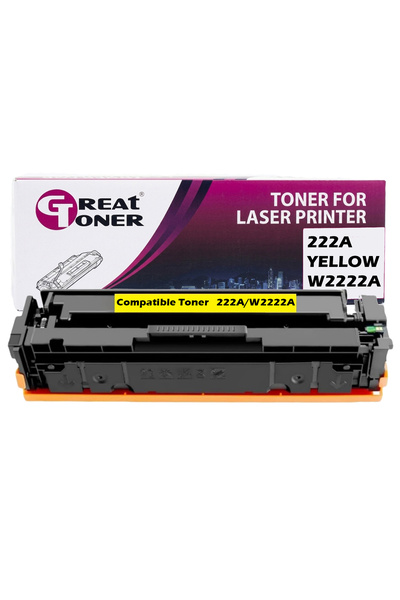 GT 222A W2222A Yellow Compatible Toner Cartridge for HP Color LaserJet Pro M3...