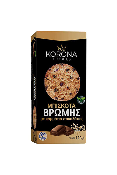 FAIDON KORONA ΜΠΙΣΚΟΤΑ ΒΡΩΜΗΣ ΜΕ ΚΟΜΜΑΤΙΑ ΣΟΚΟΛΑΤΑΣ 120gr.