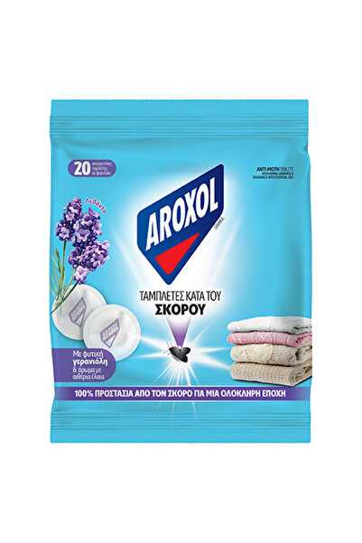 Aroxol ΤΑΜΠΛΕΤΕΣ ΣΚΟΡΟΥ - (20τμχ.)