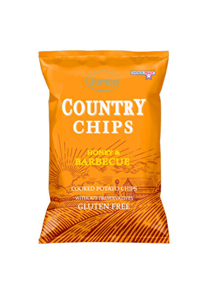 Jumbo COUNTRY CHIPS 150gr. - (ΜΕΛΙ ΚΑΙ BBQ) (84340)