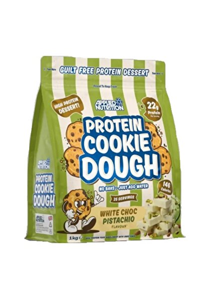Generic Brand بروتين عجينة الكوكيز الشوكولاته البيضاء بالفستق,1 كجم -cookie d...