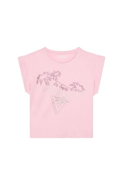 Guess Tricou de fată J5GI32K8HM4 Roz