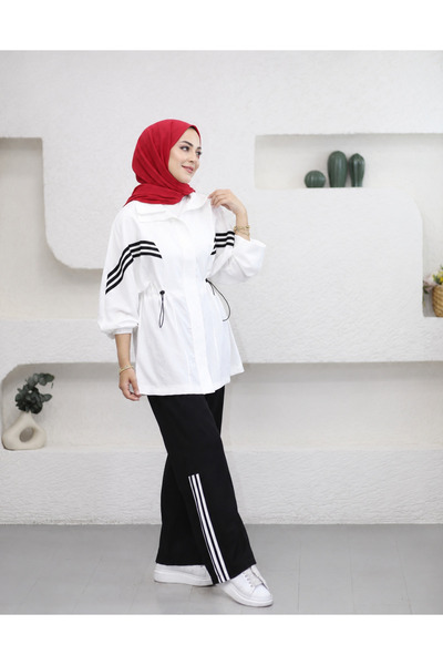 Asortix boutique YENİ SEZON GARNİ ŞERİT DETAYLI SPOR&ŞIK İKİLİ TAKIM