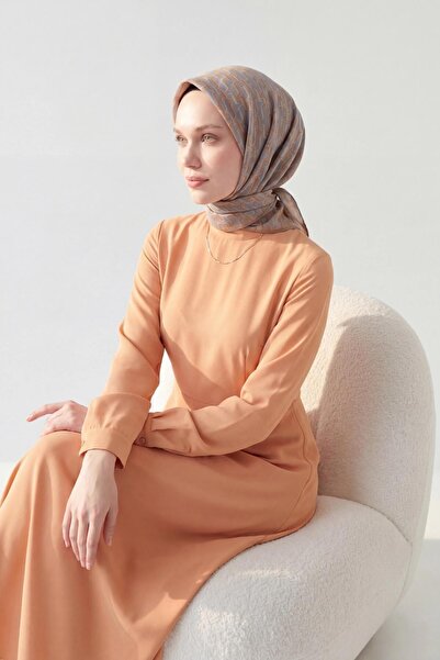 Silk Home Soft Eşarp Zincir Desen Gri 90x90