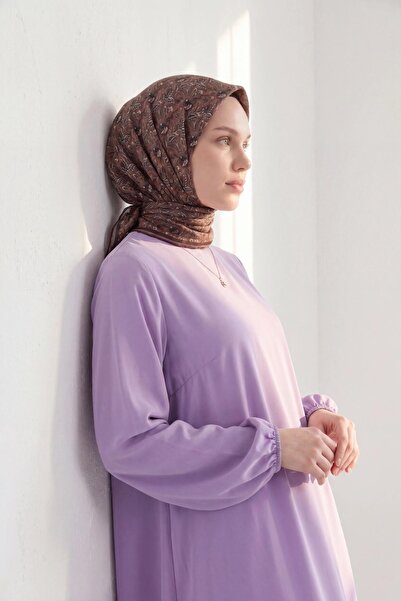 Silk Home Soft Scarf Garden Mocha Mousse 90X90