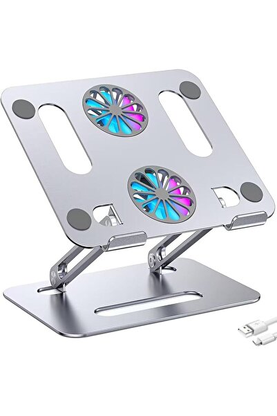 ForWhat Laptop Notebook Stand with Dual Fan for Office Home Office Computer