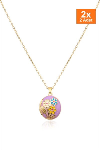 Bozhi Steel Necklace Gold 45cm Stylish Gift