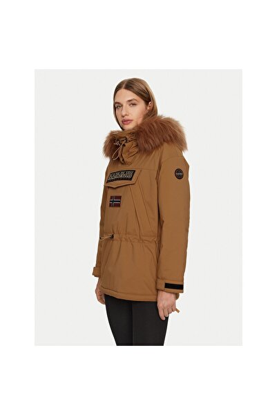 Napapijri Jachetă anorak de damă NP0A4I5FW0B1 Maro