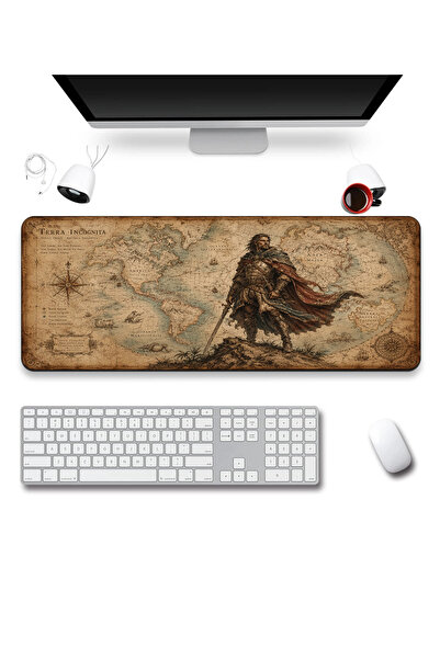 SonicTouch Keyboard Mousepad 40X90Cm World Conqueror Seamless Smooth Liquid-P...