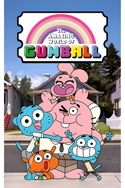 GUMBALL Книжка за оцветяване, 50 илюстрации, Невероятният свят на Гъмбол, А4