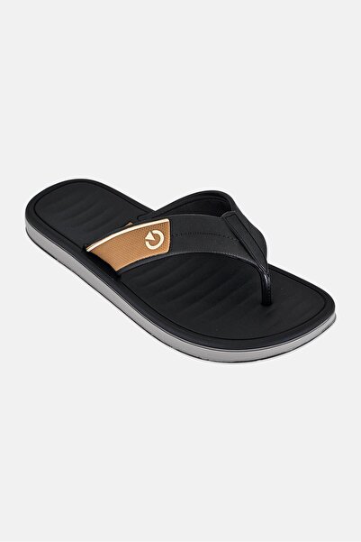 Cartago Men Paris Slip On Slippers, Black