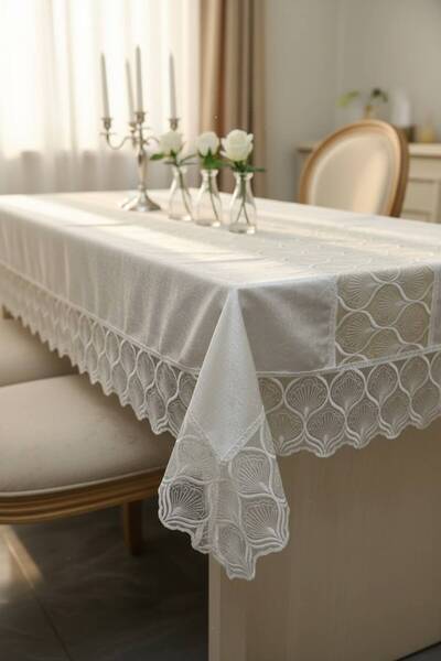 BAZİDİ TEKSTİL Velvet Table Cover