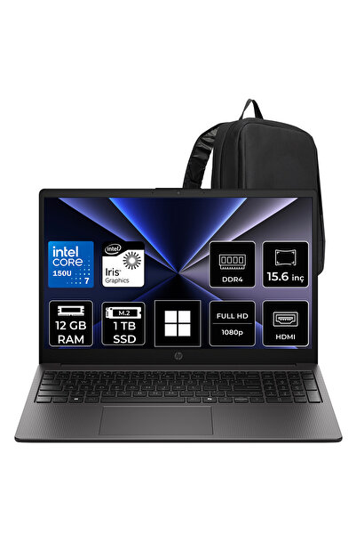 HP 250R G10 Intel Core 7 150U 12GB RAM 1TB SSD 15.6" FHD (1920x1080) IPS 60Hz...