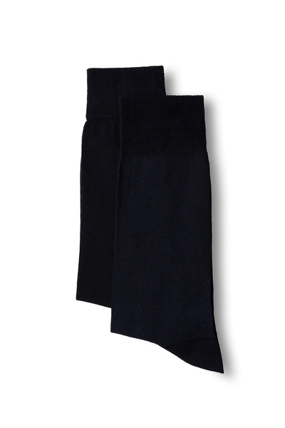 Kiğılı Set of 2 Cotton Lycra Flexible Patterned Thin Socks