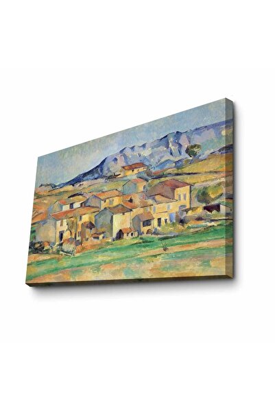 OEM Tablou pe pânză Wallxpert Paul Cézanne Hamlet la Payennet 70x100 cm, pânz...