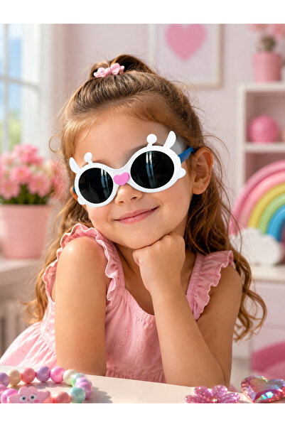 G Sport POLO Heart Detailed Children's Sunglasses
