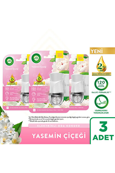 Air Wick Elektrikli Oda Kokusu Kit Yasemin Çiçeği, 3 Adet