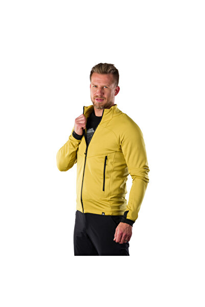 NORTHFINDER Hanorac fleece pentru drumeții bărbați - JACINTO, Galben