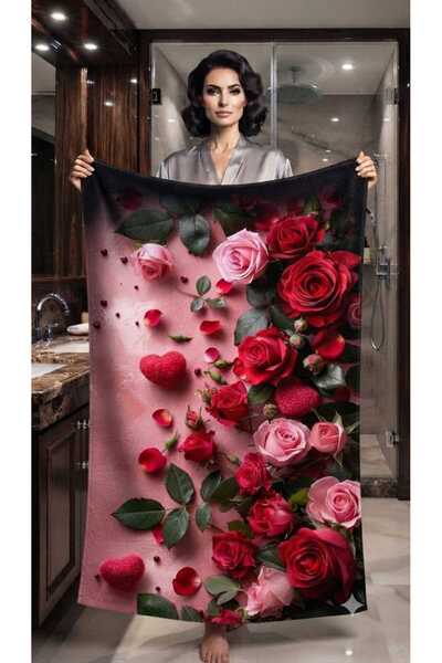 Elmas Dizayn Custom Design Brand Bath Beach Sports Towel Luxury Premium Organ...