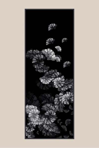 Maisa Ezgin Cotton Silk Shawl Black