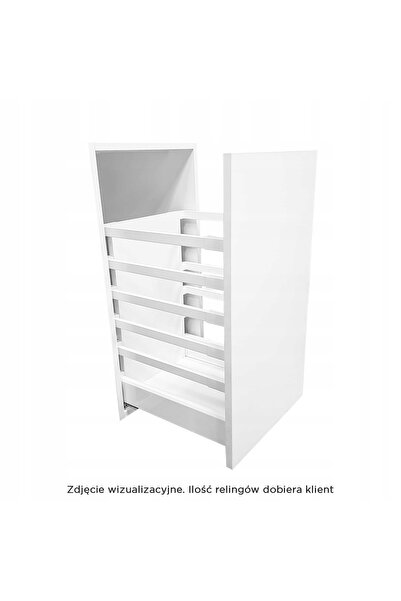 Hafele Coș de rufe Matrix Lățime și adâncime universale 300 mm Alb