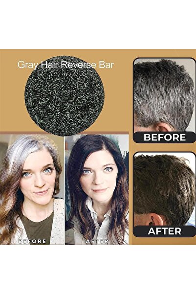 Xyfw Sundaz Gray Hair Bamboo Charcoal Bar, Sundaz Pure Gray Hair Reverse Bar,...
