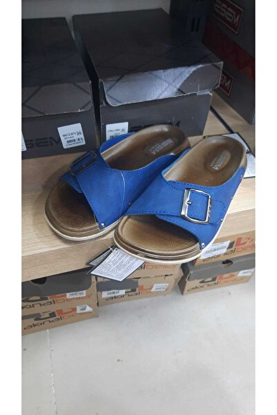 Esem Comfort Women's Genuine Leather Look Orthopedic Cross-Strapped Daily Sli...