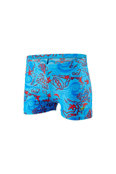 SPEEDO SEASQUAD ALLOVER AQUASHORT 8-09218B419 Siel 6-9