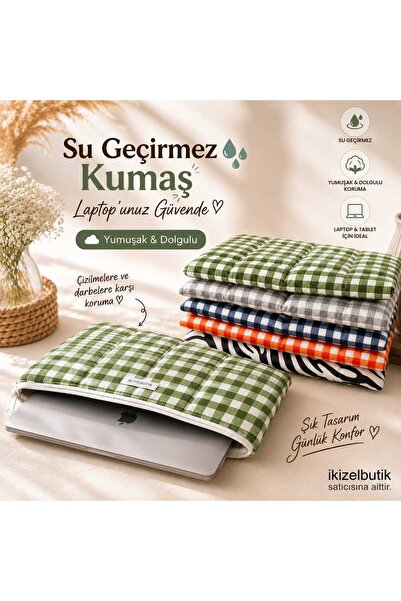 ikizelbutik حافظة لابتوب مقاس 13-14 بوصة |   أكمام مقاومة للماء |   حافظة لاب...