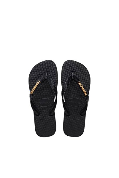 Havaianas Top Logo Metallic Σαγιονάρες 4127244-1069 – Black - 41-42