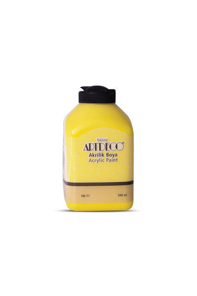 Artdeco Akrilik Boya 500 ml. 3601 SARI