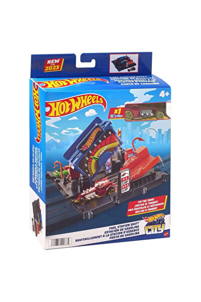 mattel Hot Wheels Μίνι Πίστες Πόλης (HMD53) HKX45 Πρατηρίου Καυσίμων Shift