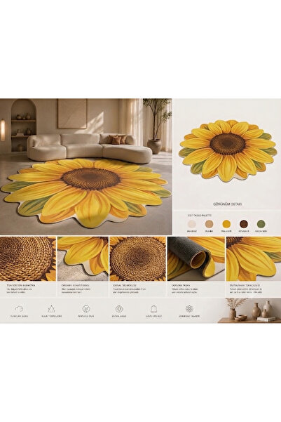 Rugs Modern Halı SDT Balık Tema Desenli Modern Dokuma Taban Dekoratif Halı sd...